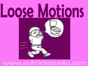 Diet tips to treat loose motions